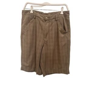 Tommy Bahama Men's Rayon from Bamboo Silk 5-Pocket Shorts Taupe Brown Size 32